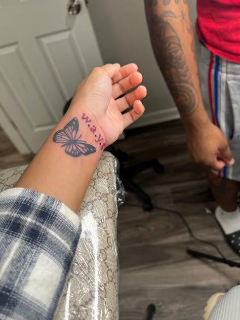 W.a.y.s Tattoo, W A Y S Tattoo, Palm Size Tattoos, Fire Tattoos, Cute Shoulder Tattoos, Tats Ideas, Cute Simple Tattoos, Hand Tattoos For Girls, Cute Hand Tattoos