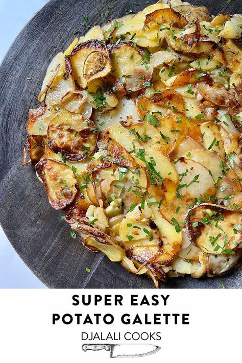 Potato Dishes Easy, Potato Galette, Soft Boiled Egg, Layered Potato, Shredded Brussel Sprouts, Thanksgiving Recipe, Potato Gratin, Brussel Sprout Salad, Holiday Meal