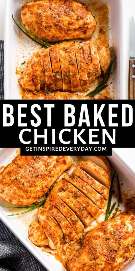 Dinner Recipes For Family No Dairy, Gut Protocol Chicken Recipes, Gluten Free Chicken Breast Recipes, Dorm Meals, The Best Baked Chicken, Gut Protocol, Best Baked Chicken, Simple Sides, Baked Chicken Breasts