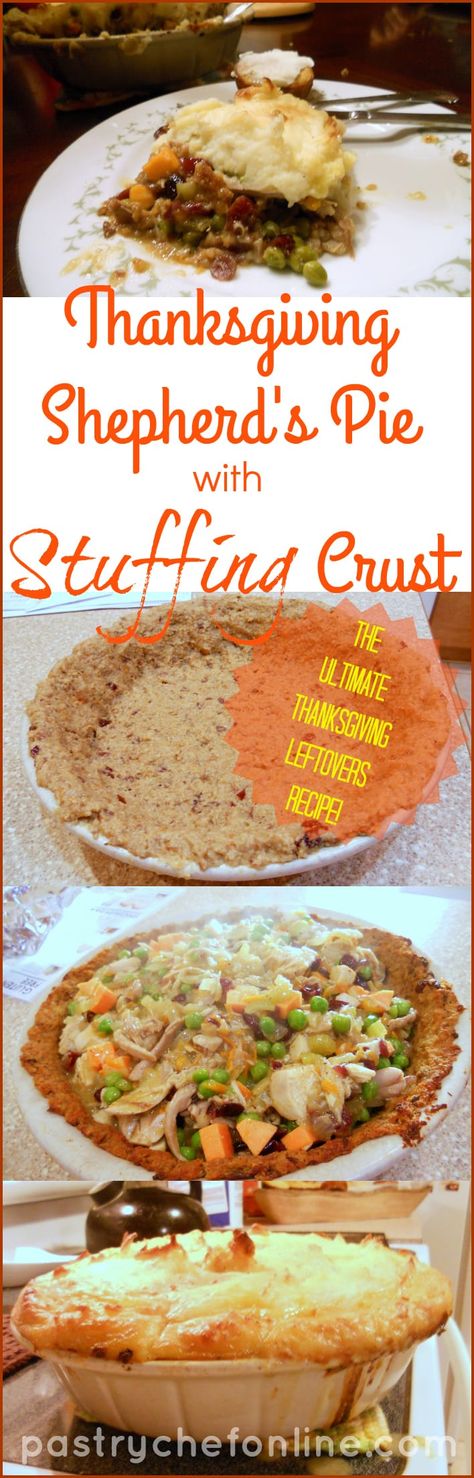 Stuffing Crust, Stuffing Thanksgiving, Resep Pasta, Thanksgiving Leftover Recipes, Holiday Eating, Thanksgiving Leftovers, Thanksgiving Dishes, Shepherd's Pie, Hash Brown