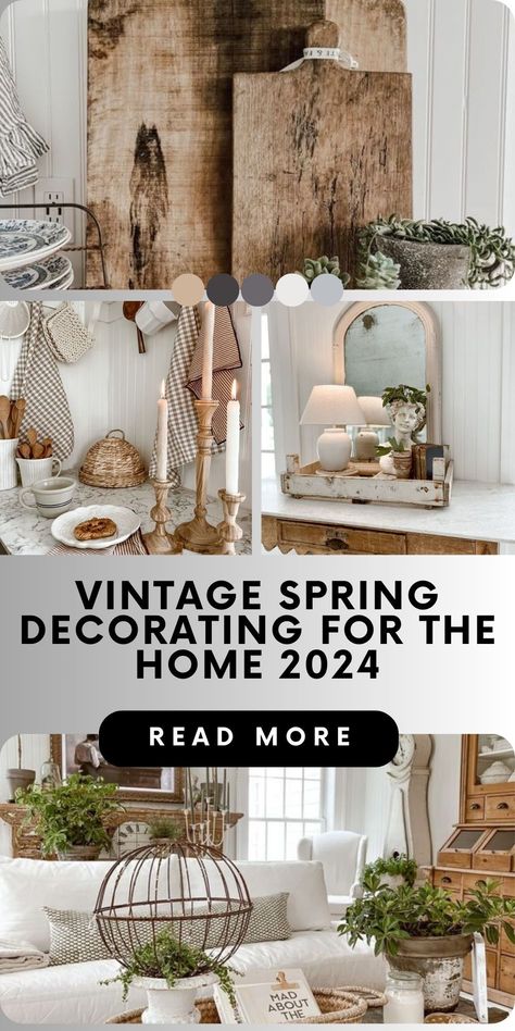 Elevate your mantle with vintage spring decorating ideas. Let the heartwarming essence of spring blossom in your living room. Vintage Spring Aesthetic, Vintage Spring Wedding, Vintage Spring Decor, Spring Mantle Decor, Spring Mantle, Spring Decor Diy, Spring Decorating, Wedding Vintage, Vintage Spring