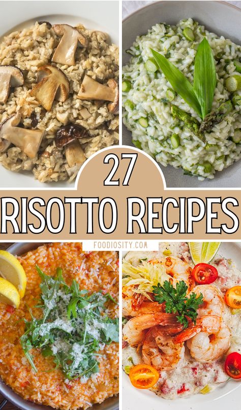 Recipes Using Risotto, Different Risotto Recipes, Main Dish Risotto Recipes, Rizzuto Recipes, Risotto Casserole Recipes, The Best Risotto Recipe, Low Calorie Risotto Recipes, Easter Risotto, Chicken And Risotto Recipes Dinners