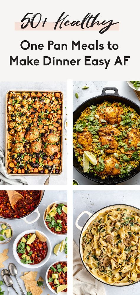 Veggie Heavy Recipes, Healthy One Pan Meals, One Pan Meal Prep, Soups And Chilis, Ambitious Kitchen Recipes, Family Vegetarian Meals, Family Meal Prep, Healthy One Pot Meals, Meal Train Recipes