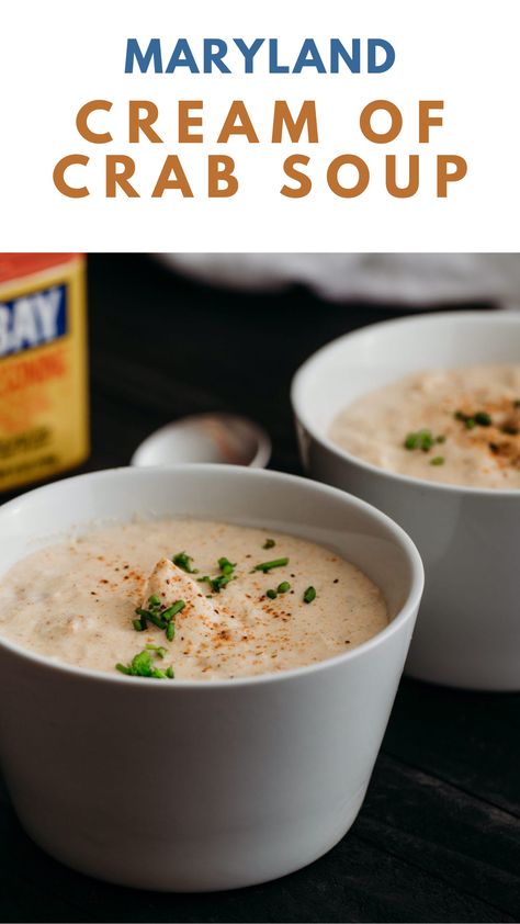 Cream of Crab Soup She Crab Bisque Recipe, Low Country Recipes, Best Cream Of Crab Soup Recipe, She Crab Soup Recipe, Cream Of Crab Soup Recipe, Cream Of Crab, Crab Soup Recipe, Crab Soup Recipes, She Crab Soup