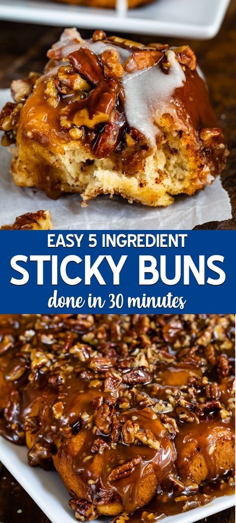 Pecan Rolls Recipe, Easy Sticky Bun Recipe, Sticky Bun Recipe, Caramel Pecan Rolls, Homemade Sticky Buns, Caramel Pecan Sticky Buns, Easy Sticky Buns, Caramel Sticky Buns, Pecan Cinnamon Rolls