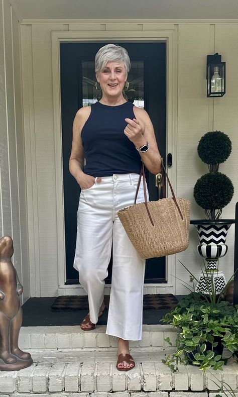 Daily Look 5.24.24 - Style At A Certain Age Over 60 Fashion Summer, Makeover Ideas For Women, Women Makeover, Give Yourself A Makeover, New Makeup Looks, Middle Aged Women Fashion, Transformation Makeup, Hacks For Women, How To Look Attractive