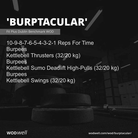 Kettlebell Thrusters, Wod Workouts, Kettlebell Wod, Wods Crossfit, Sumo Deadlift, Crossfit Workouts Wod, Crossfit Workouts At Home, Metabolic Conditioning, Dublin Ohio