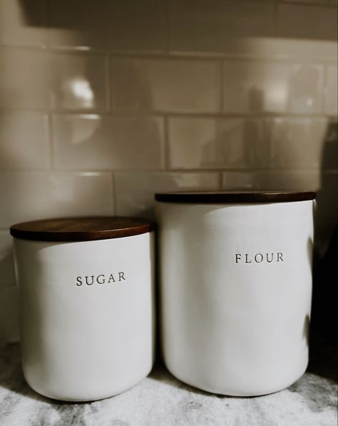 Flour Containers Storage, Sugar And Flour Container, Sugar Flour Containers, Flour Sugar Containers, Flour And Sugar Containers, Flour Container, Flour Canister, Sugar Container, Fun Stuff