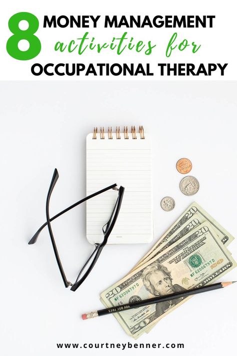 This is such an amazing money management resource for OTs. Mental Health Occupational Therapy, Spending Money Wisely, Money Management Activities, Cognitive Activities, Occupational Therapy Activities, Activities For Adults, Program Ideas, Financial Wellness, Good Mental Health