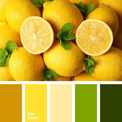 brown-yellow color, canary yellow color, color of lemons, dark green, gray, leaf color, lemon, lemon color, lemon colors, lime green, reddish-yellow, saffron, shades of yellow, warm beige, warm shades for summer, warm yellow. In Color Balance, Lemon Color, Color Palette Ideas, Wall Living Room, Color Palette Yellow, Color Schemes Colour Palettes, Warm Palette, Palette Ideas, Green Colour Palette