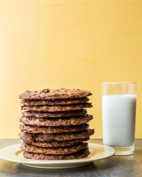 My New Favorite Oatmeal Cookies / Sarah Crowder / Katie Workman / themom100.com Katie Workman Recipes, Brown Sugar Oatmeal Cookies, Oatmeal Butterscotch Cookies, Oatmeal Cookie Recipe, Brown Sugar Oatmeal, Big Cookie, Oatmeal Cookie, Oatmeal Cookie Recipes, Raisin Cookies