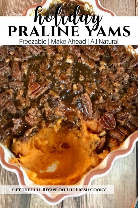 Praline Sweet Potatoes, Yam Recipes, Meal Sides, Side Dish For Thanksgiving, Potato Casseroles, Thanksgiving Favorites, Sweet Pot, Holiday Dinner Recipes, Rustic Wreaths