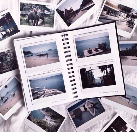 Adventure album Storms Dont Last Forever, Photo Polaroid, Polaroid Pictures, Photo Journal, Open Book, Scrapbook Journal, Album Photo, Journal Inspiration, Travel Journal