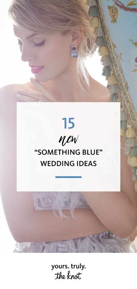 Incorporate vintage details and blue-hued accessories into their wedding day style with these "something blue" options. Diy Something Blue For Bride, Wedding Something Old New Borrowed Blue Ideas, Wedding Day Something Blue, Bridal Something Blue Ideas, Something New Wedding Ideas, Bridesmaids As Something Blue, Something Blue Person Wedding, Brides Something Blue Ideas, Something Borrowed Something Blue Ideas