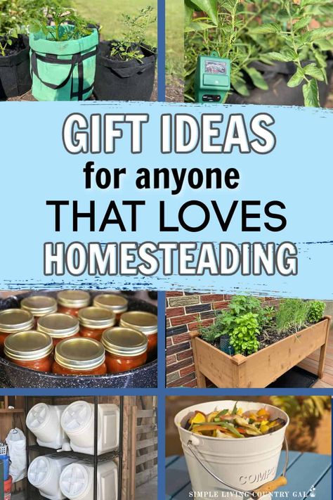 Best Gifts For Homesteaders, Homestead Gifts Homemade Christmas, Gifts For The Homesteader, Homestead Crafts To Sell, Homemade Homestead Gifts, Christmas Gifts For Homesteaders, Homesteading Gift Ideas, Practical Homemade Gifts, Homestead Gift Ideas