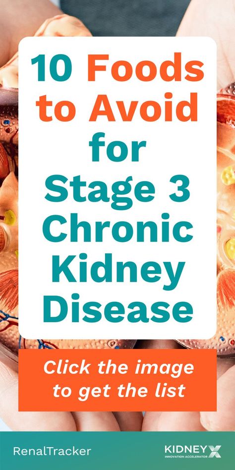 Being at chronic kidney disease Stage 3, you are already at risk for health complications. But you can make certain dietary changes to avoid more kidney damage. Click the image for a list of foods to avoid in stage 3 renal diet. Kidney Diet Food Lists, Foods Good For Kidneys, Ckd Diet, Kidney Healthy Foods, Kidney Friendly Recipes Renal Diet, Food For Kidney Health, Healthy Kidney Diet, Kidney Friendly Diet, Renal Diet Recipes