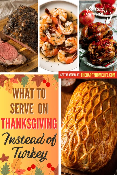 Discover delicious alternatives to turkey for your Thanksgiving feast. Explore these main course ideas that will delight your guests and elevate your holiday meal. Thanksgiving Entree Ideas, Thanksgiving Menu Nontraditional, Thanksgiving Entrees Not Turkey, Thanksgiving Meat Alternatives, Alternative To Turkey For Thanksgiving, Alternate Thanksgiving Meals, Thanksgiving Meal Ideas No Turkey, Thanksgiving Alternatives To Turkey, Thanksgiving Without Turkey