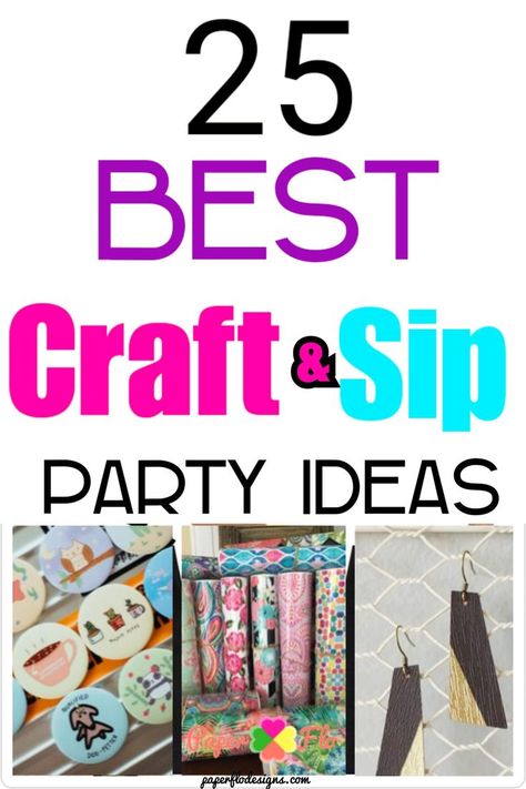 Art Themed Bachelorette Party, Social Club Ideas, Crafts For Girls Night, Simple Crafts For Adults, Craft Party Ideas, Bachelorette Crafts, Craft Night Party, Sisterhood Ideas, Craft Night Projects