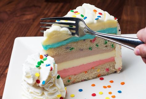 Cheesecake Factory Is Releasing A Funfetti Flavor, So It's Time To Celebrate Cheesecake Factory Birthday, Unique Cheesecake Flavors, Celebration Cheesecake, Unique Cheesecake, National Cheesecake Day, Cheesecake Factory Recipes, The Cheesecake Factory, Cheesecake Lovers, Classic Cheesecake