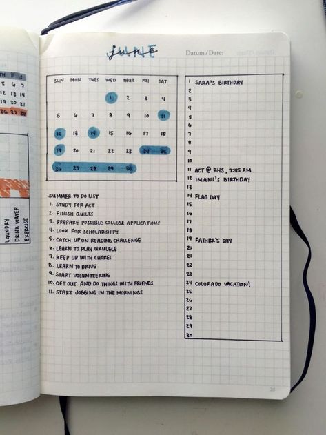 bullet journal idea | bujo monthly log with calendar, to do list, and vertical calendar Future Log Bullet Journal, Struktur Teks, How To Bullet Journal, Bullet Planner, Bullet Journal Notebook, Bullet Journal School, Dot Journals, Bullet Journal Writing, Bullet Journal Spread