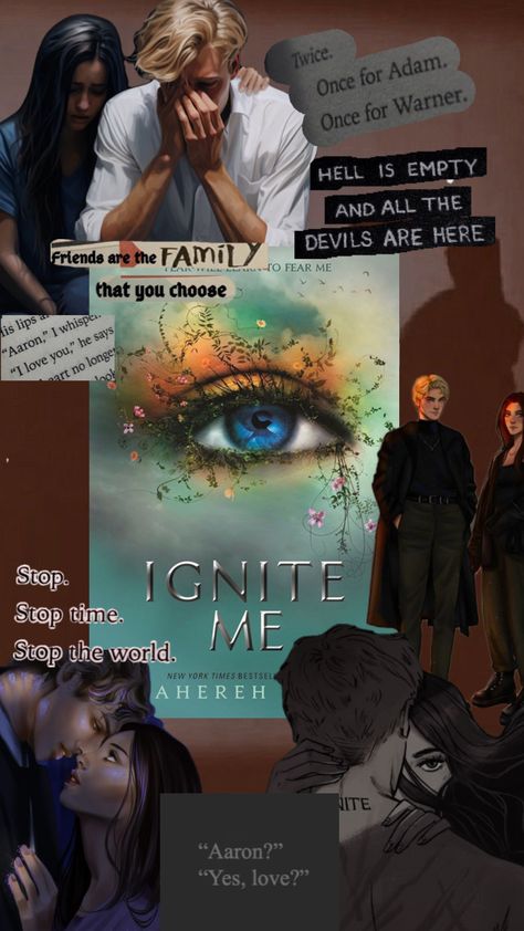 Ignite me by Tahereh Mafi #igniteme #shatterme Girl Wallpapers For Phone, Ignite Me, Shatter Me Quotes, Dystopian Books, Tahereh Mafi, Shatter Me Series, Aaron Warner, Shatter Me, Romantic Books