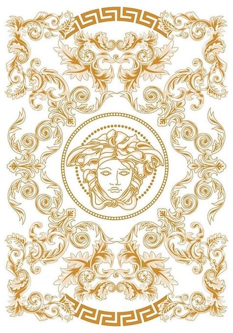 Versace Logo Wallpapers, Versace Background, Versace Aesthetic, Christus Tattoo, Bild Gold, Versace Pattern, Versace Wallpaper, Hype Wallpaper, Hypebeast Wallpaper