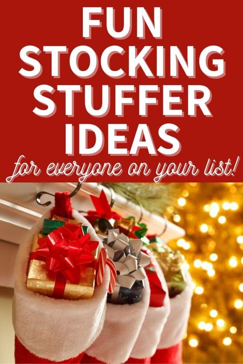 Stocking stuffers for everyone on your list. Find fun, practical gifts for everyone's Christmas stocking. Everything is available to order on Amazon! #organizingmoms Cheap Stocking Stuffer Ideas, Stocking Stuffer Ideas For Men, Sticking Stuffers, Inexpensive Stocking Stuffers, Cheap Stocking Stuffers, Stocking Stuffers For Adults, Diy Stocking Stuffers, Christmas Stocking Gifts, Stocking Stuffer Ideas