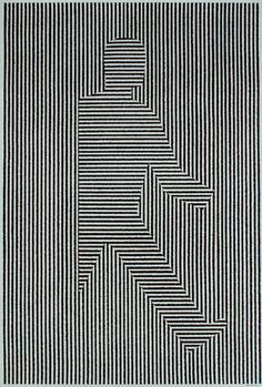 Gérard Paris-Clavel, France. "Vanishing Citizen" Icograda excellence award; 18th International Poster Biennale, Warsaw 2002 Illusion Kunst, Arte Doodle, Optical Art, Optical Illusions Art, Illusion Art, Op Art, Graphic Patterns, Geometric Art, Optical Illusions