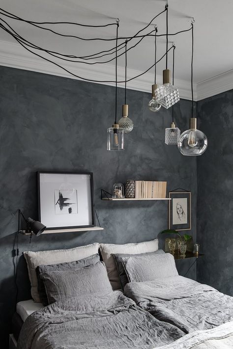 Cozy Scandinavian Bedroom, Scandinavian Bedrooms, Cozy Scandinavian, Scandinavian Design Bedroom, Coco Lapine Design, Grey Bedroom, Gray Bedroom, Cozy Bedroom, 인테리어 디자인