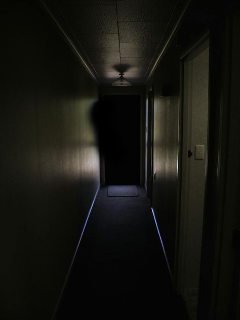 View of a Dark Corridor · Free Stock Photo Doorway Silhouette, Gothic Hallway, Suspense Thriller, Creepy Pictures, Dark Corners, Free Stock Photos, Stock Photos