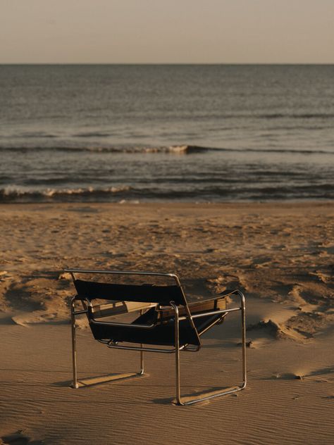 "Presence" by Charlotte Lapalus — anniversary magazine Anniversary Magazine, Chair Photography, South France, Beach Furniture, Ergonomics Furniture, Beach Shoot, Contemporary Furniture Design, Outdoor Photoshoot, Photography 101