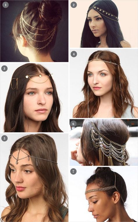 What do we think of the head chain crowns? Head Chain Jewelry, Chain Headband, Chain Headpiece, Hair Chains, Head Chain, Head Jewelry, Diy Hair Accessories, Bridal Headpieces, Hair Piece