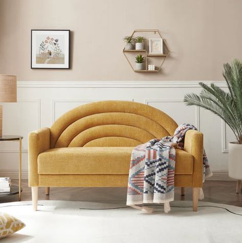 Tufted loveseat