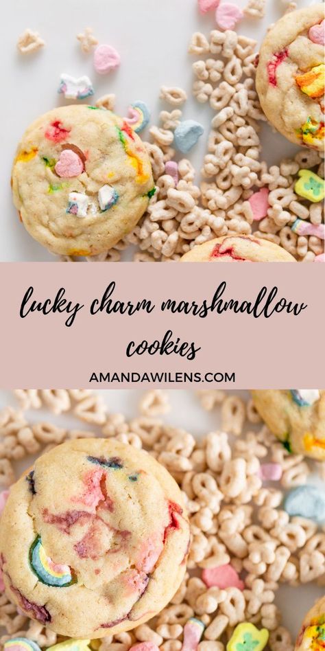 Cute Cookies To Make, Easter Crumble Cookies, Cookies Kids Love, Kids Baking Ideas Easy, Cookie Add Ins, Cereal Cookies Recipes, Fun Cookies To Make With Kids, Kids Cookies Recipes, St Patrick Day Desserts