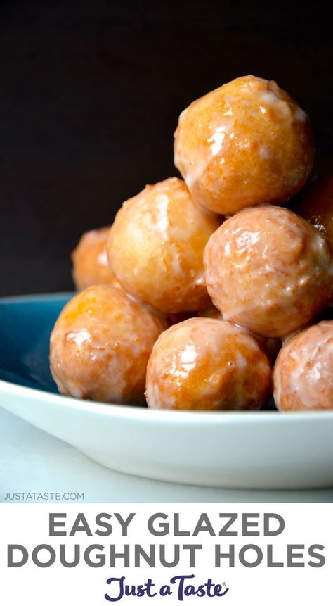 Doughnut Whole Recipe, Self Rising Flour Doughnut Recipe, Easy Yeast Doughnut Recipe, No Yeast Desserts, Easy Donut Recipe No Yeast Simple, Easy Homemade Donut Holes, Donut Balls Recipe Easy, Easy Doughnut Holes, Yeasted Donut Recipe