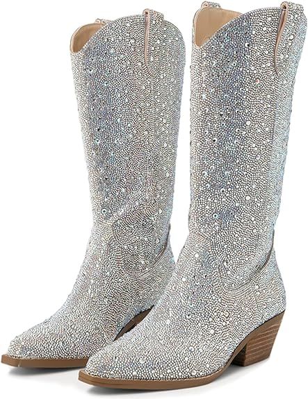 Rhinestone boots