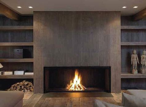 Design Camino, Linear Fireplace, Contemporary Fireplace, Home Fireplace, Modern Fireplace, Design Del Prodotto, Fireplace Tile, Fireplace Wall, Fireplace Design