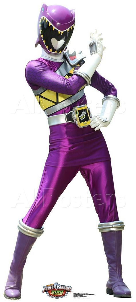 The Dino Charge Power Ranger the Purple ranger Dino Charge Power Rangers, Purple Power Ranger, Purple Ranger, Power Rangers Super Megaforce, Magic Purple, Power Rangers Ninja Storm, New Power Rangers, Power Rangers Movie, Power Rangers Dino Charge