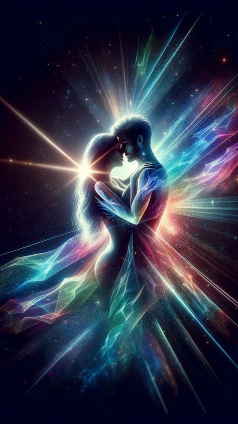 Divine Love Aesthetic, Divine Masculine Aesthetic, Artistic Wallpapers, Angelic Aesthetic, Twin Flame Art, Cool Galaxy Wallpapers, Divine Masculine, Aesthetic Dance, Twin Flame Relationship