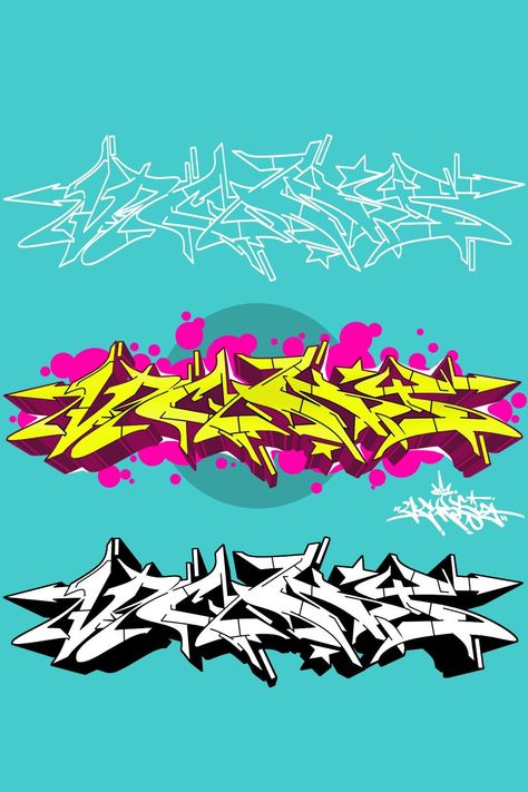 Wildstyle graffiti Cyberpunk Graffiti Art, Wildstyle Graffiti Sketch, Graffiti Wild Style, Graffiti Vandalism, Wild Graffiti, Cyberpunk Graffiti, Graffiti Handstyle, Graffiti Blackbook, Font Graffiti