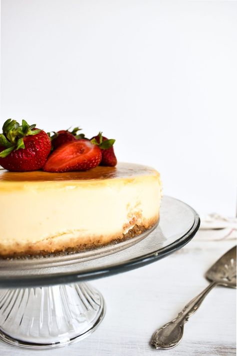 Creamy Dairy Free Cheesecake - Humbly Homemade Lactose Free Cheesecake, Dairy Free Cheesecake Recipe, Dairy Free Cheesecake, Gluten Free Cheesecake, Make Cream Cheese, No Dairy, Vegan Cream Cheese, Sweet Recipes Desserts, Dairy Free Dessert