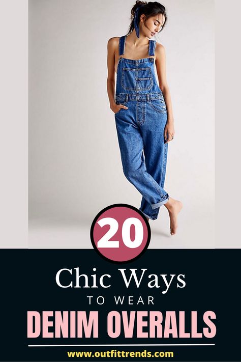 How To Wear Jean Overalls Outfit, Womens Jean Overalls Outfit, Jean Bibs Overalls Outfit, How To Wear Overalls Fall, Style Dungarees Outfit, Overalls Undone, How To Style Bib Overalls, How To Wear Overalls In Winter, How To Style Jean Overalls