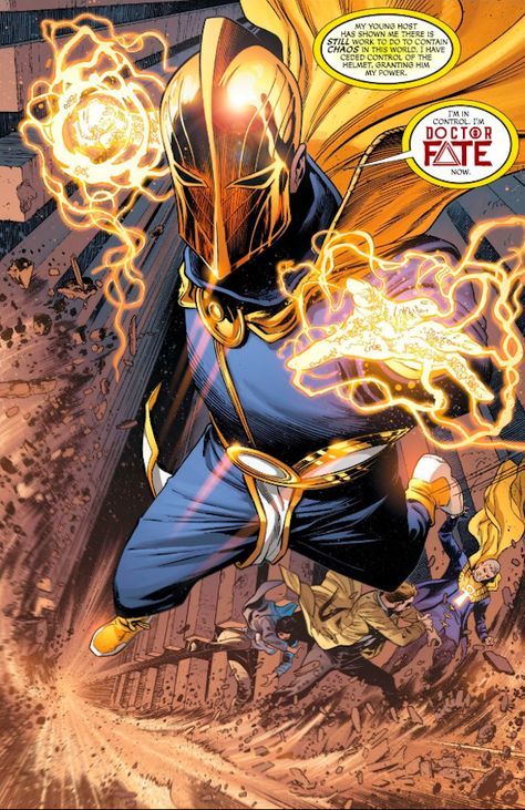 Give This Hero a Comic Book: Khalid Nassour (Doctor Fate) Doctor Fate, Dr Fate, Justice League Dark, Justice Society Of America, Bd Art, Univers Dc, Arte Dc Comics, Dc Comics Artwork, Dc Comics Characters