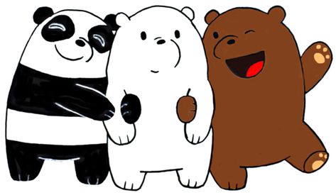 ❤ Como Dibujar y Colorear Los Osos Escandalosos (Panda, Polar y Pardo) | Dibujos Fáciles Para Niños. Panda Pink, Boom Shakalaka, We Bare Bears, Bare Bears, Bear Wallpaper, Badge Design, Cartoon Network, Scooby Doo, Aesthetic Wallpapers