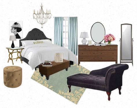 Blair's room, Gossip Girl - lovelyundergrad, LOVELOVELOVE Blair Bedroom, Gossip Girl Bedroom, Blair Waldorf Bedroom, Gossip Girl Decor, Bedroom Inspirations Modern, Bedroom Things, Dorm Apartment, Apartment Studio, Xoxo Gossip