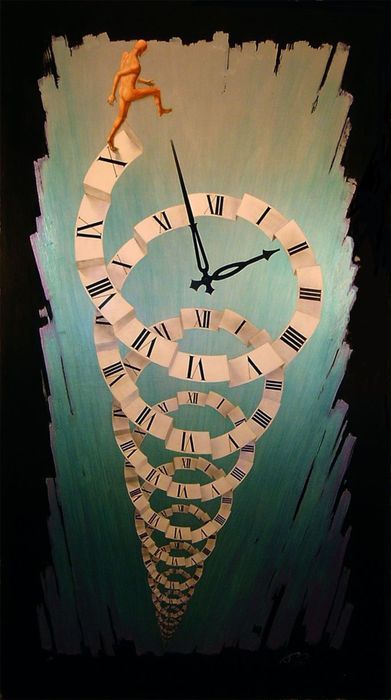 معرض فني, Clock Art, Time Art, Gcse Art, 판타지 아트, Art And Illustration, Colorful Paintings, Op Art, Surreal Art