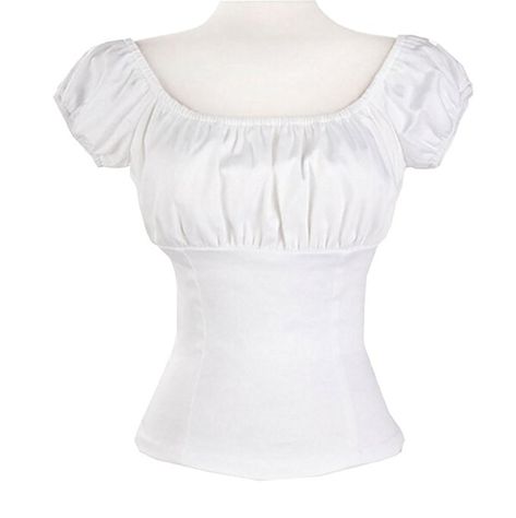 Amashz White Women Rockabilly Pinup Peasant Top Off Shoulder Sexy Shirt (M) White Cute Shirt, White T Shirt Outfits Women, Cute White Tops Blouses, Shoulder Off Top, White Under Shirt, White Tops For Women, 60s Pinup, Off The Shoulder T Shirt, White Summer Top