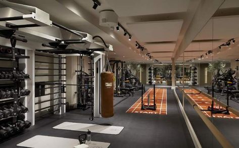 Boxing Gym Interior, Luxurious Gym, Home Gym Design Luxury, Luxury Home Gym, Gacha Background, Dream Home Gym, Gym Design Interior, Luxury Gym, Gym Room At Home