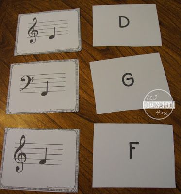 teach kids musical notes with these free printable music flashcards for kidnergarten, 1st grade, 2nd grade, 3rd grade, 4th grade Music Lessons For Kids, Flashcards Free Printable, Learning Music Notes, Music Flashcards, Piano Teaching Games, Piano Teaching Resources, Piano Music Lessons, Homeschool Music, Homeschool Projects