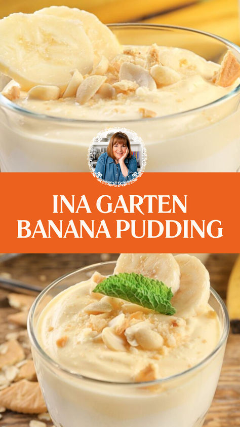 Ina Garten Banana Pudding Cold Puddings Desserts, Banana Pudding Simple, Banana Pudding With Condensed Milk, Banana Pudding Recipe From Scratch, Creamy Banana Pudding Recipe, Creamy Banana Pudding, Condensed Milk Desserts, Easy Banana Pudding, Homemade Banana Pudding